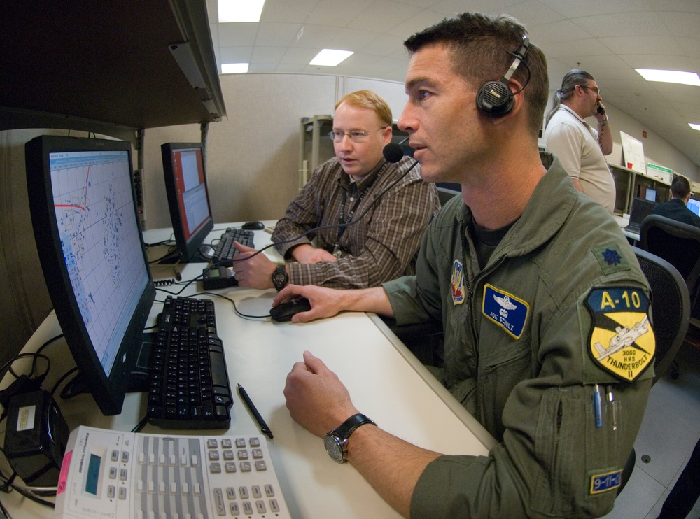 Pilot provides Close Air Support from 3,700 miles away.