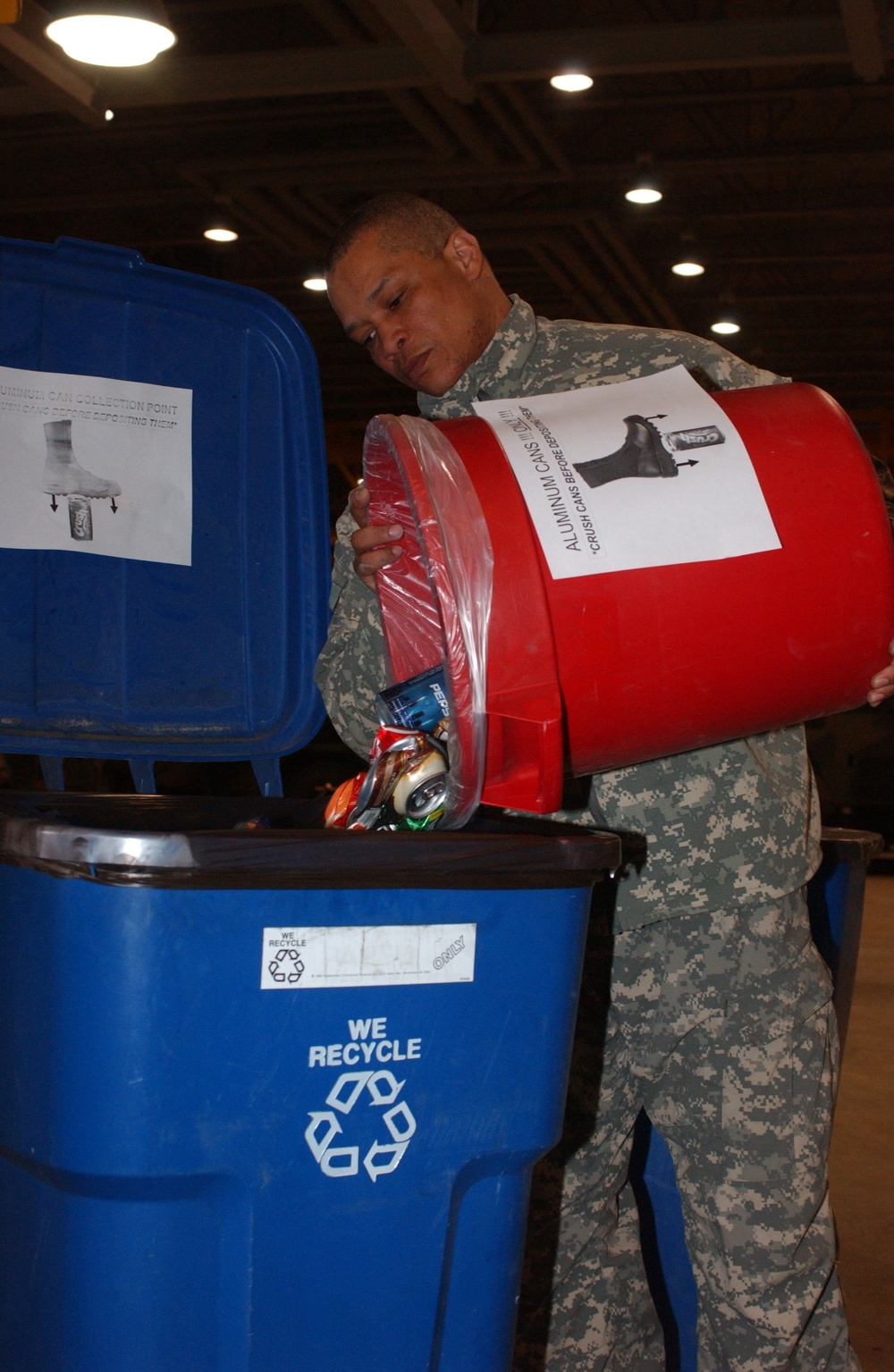 Battalions implement recycling program