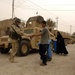 Soldiers grant supplies to Iraqi civilians