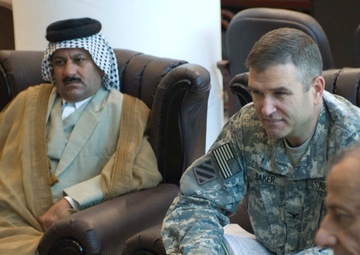 214th FB commander meets with local sheiks