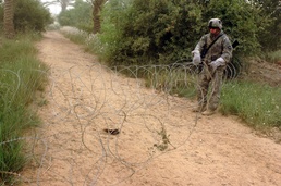 Soldiers consult sheiks