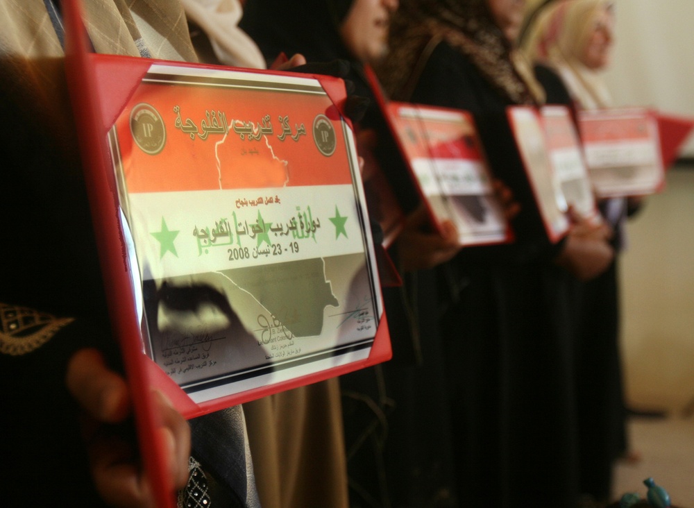 Sisters of Fallujah break barriers, build security