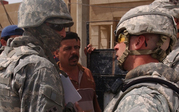 Crazy Horse Soldiers dismount for streets of Baghdad al-Jidida, conduct BDA