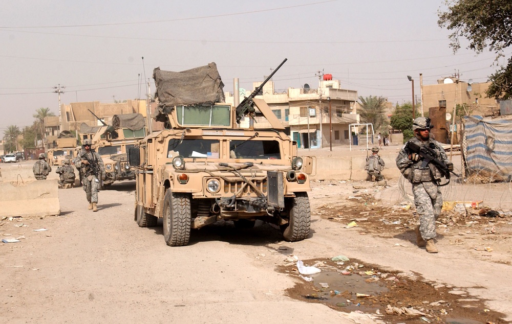 Crazy Horse Soldiers dismount for streets of Baghdad al-Jidida, conduct BDA