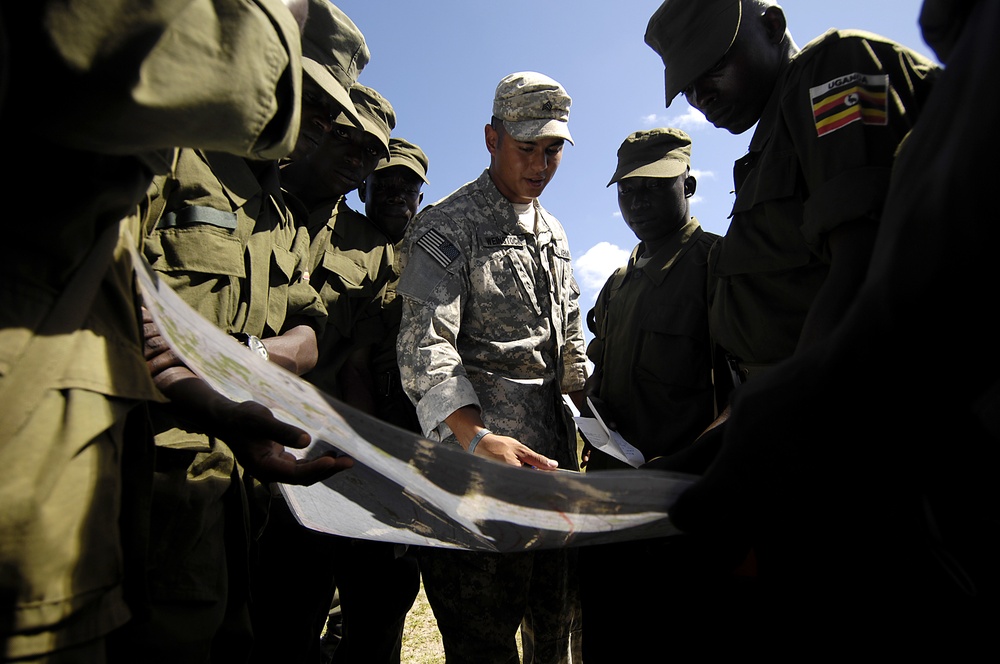 Old Guard trains Uganda forces