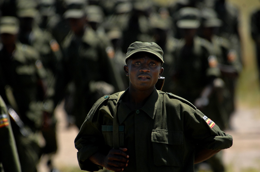 Old Guard trains Uganda forces