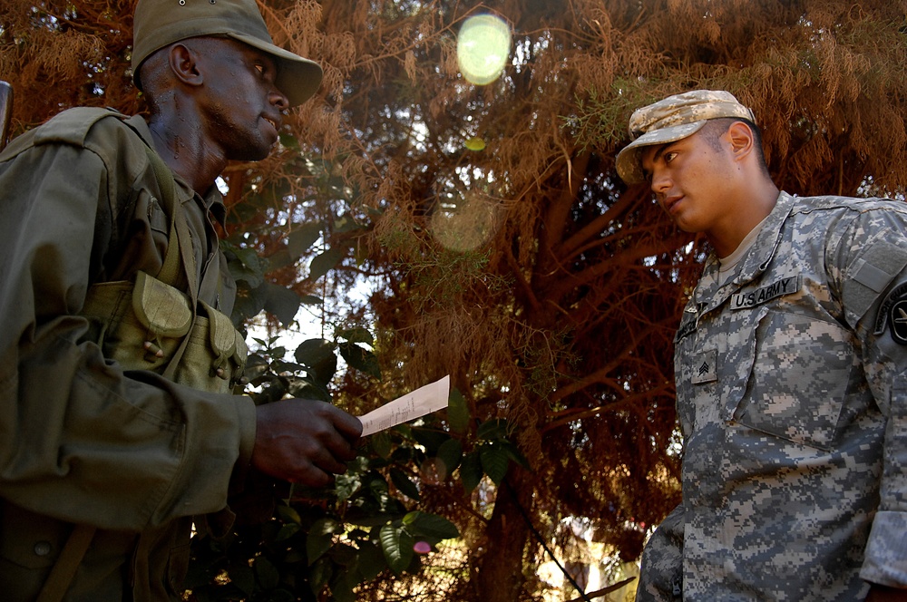 Old Guard trains Uganda forces