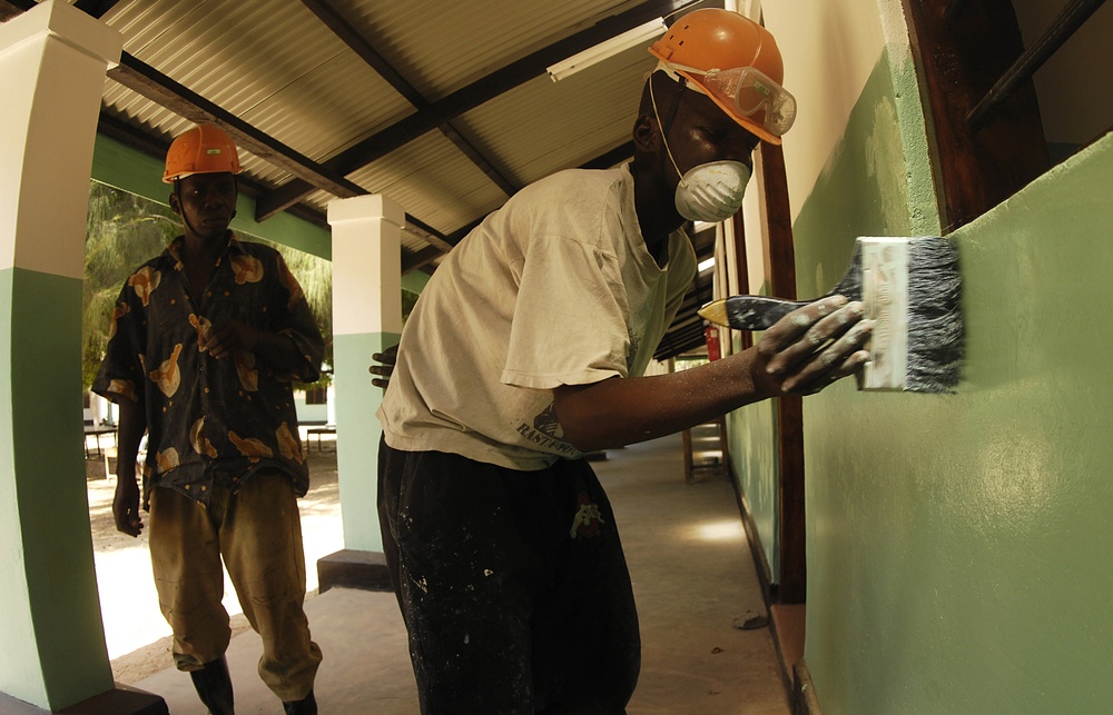 Combined Joint Task Force- Horn of Africa funds resources for renovations