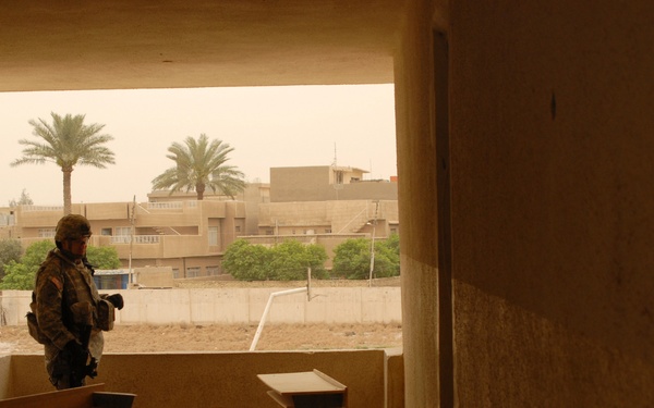 On patrol in Al Rashid