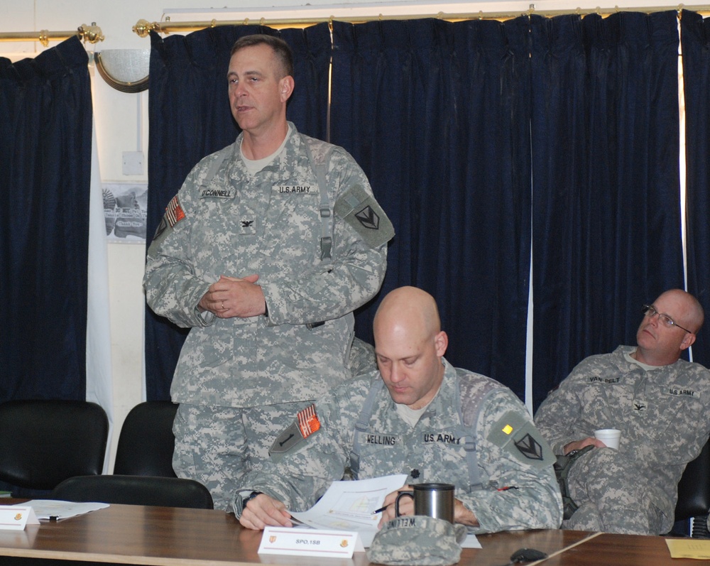 1st Sustainment Brigade Hosts Iraqi Security Forces Symposium at Camp Taji