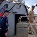 Master Chief Petty Officer of the Navy visits with Pearl Harbor Sailors.