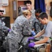 Medical Soldiers show readiness during mass casualty battle drill