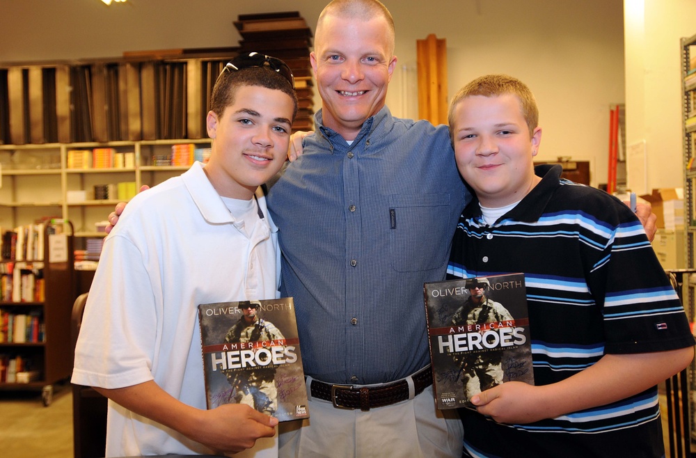 A Real American Hero: Paratrooper makes the cover of best-selling author's new book