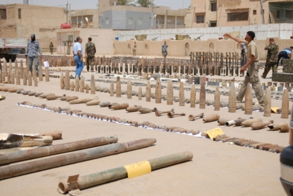 Weapons cache destruction near Karbala