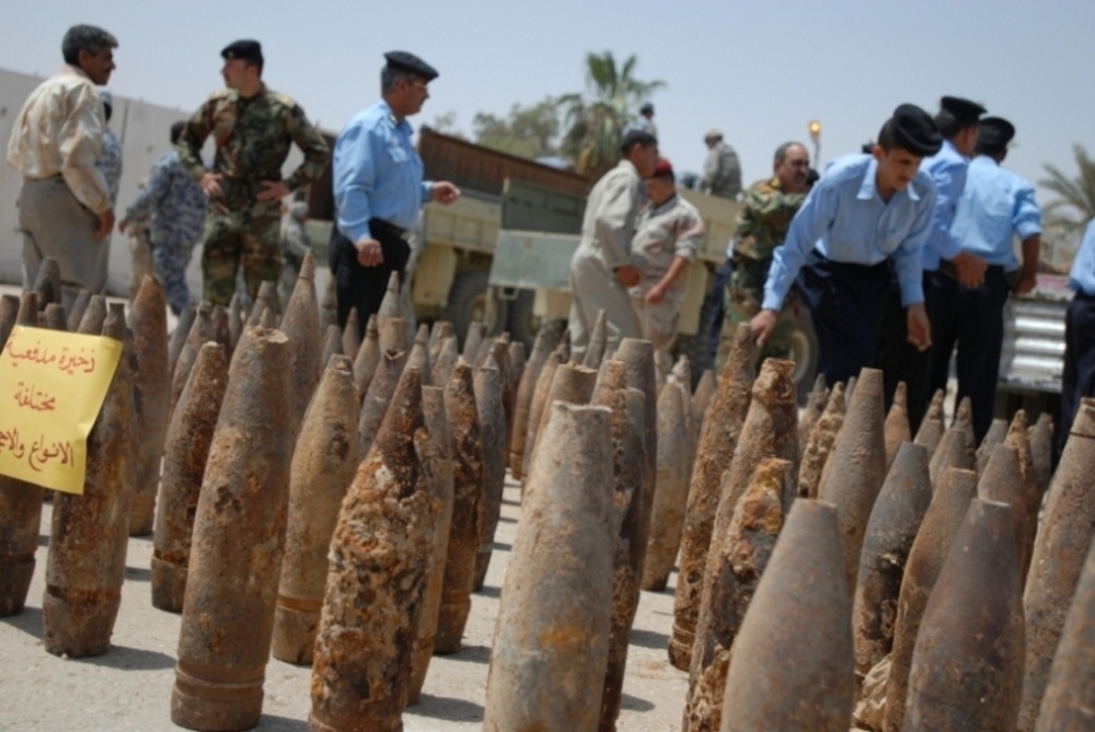 Weapons cache destruction near Karbala