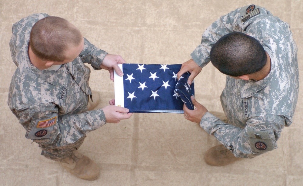 Flags flown over palace for family and friends