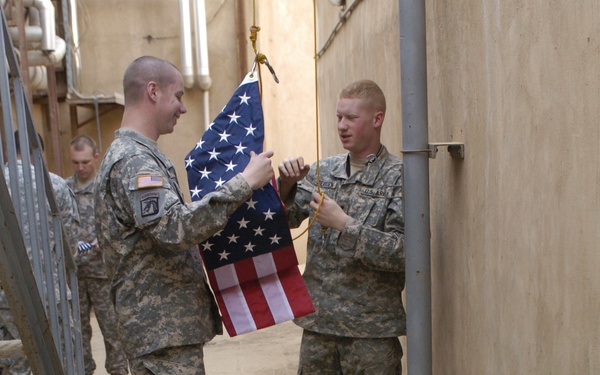 Flags flown over palace for family and friends