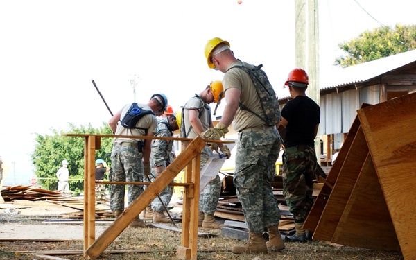 Beyond the Horizon Engineers Deconstruct Billets on Soto Cano