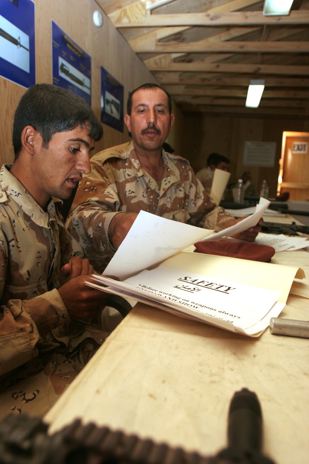 Iraqi Soldiers complete first M-16A2 Service Rifle Maintainer's Course