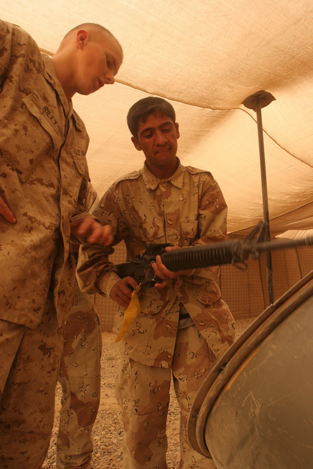 Iraqi Soldiers complete first M-16A2 Service Rifle Maintainer's Course