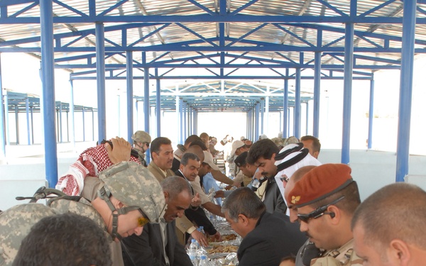 Soldiers visit Doura
