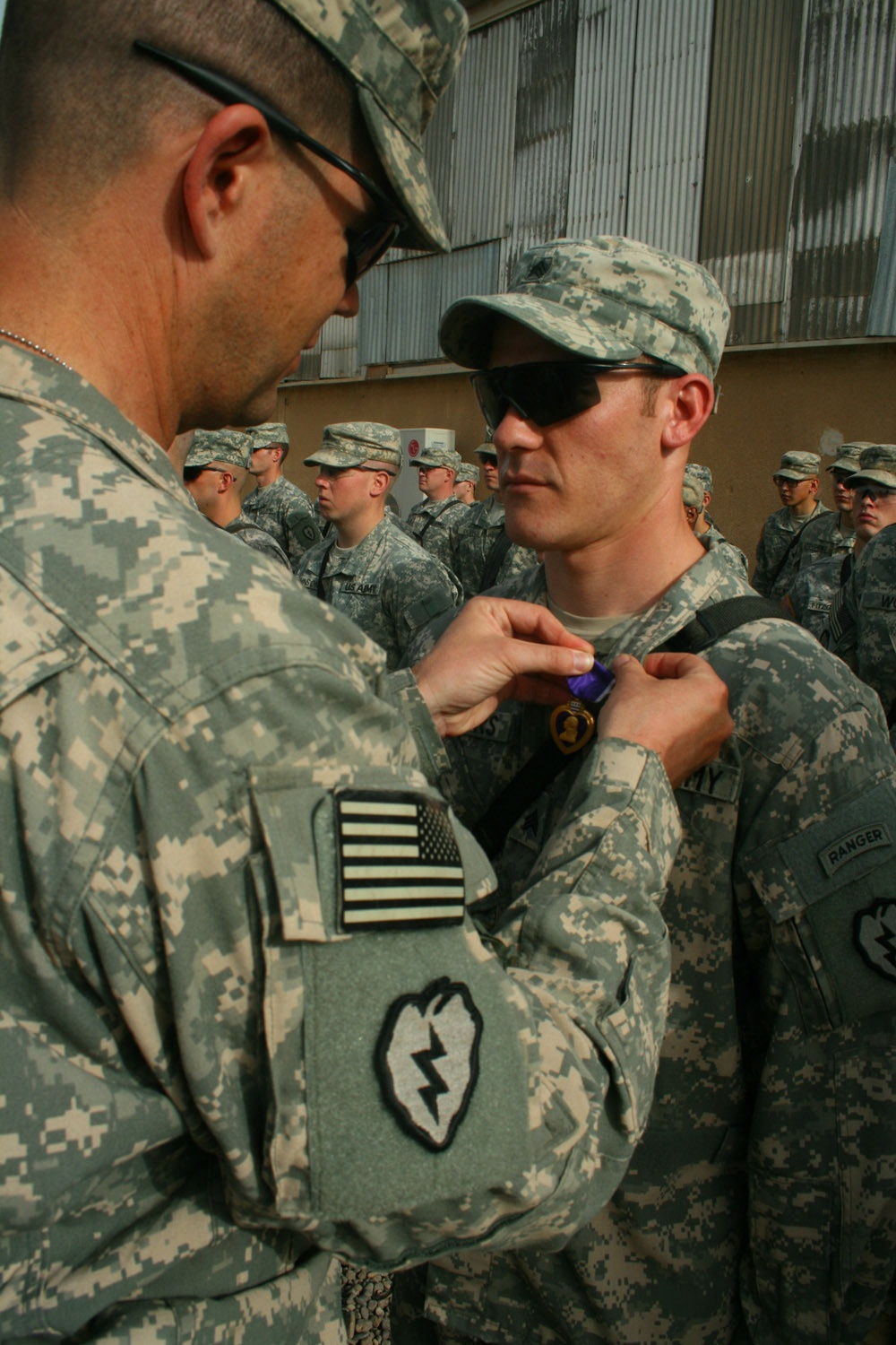Soldiers honored for combat service