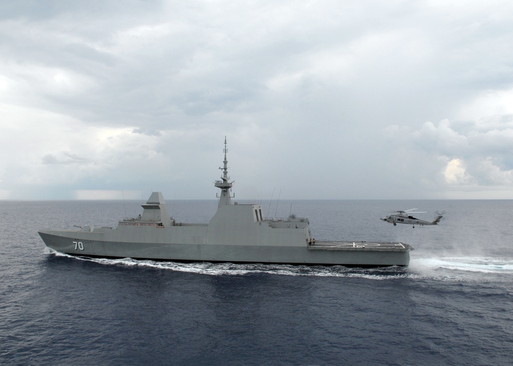 Out at sea with the Singapore navy