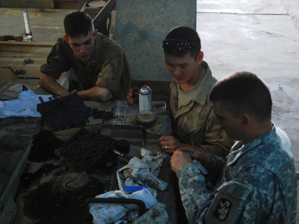Small maintenance crew performs critical mission on Taji