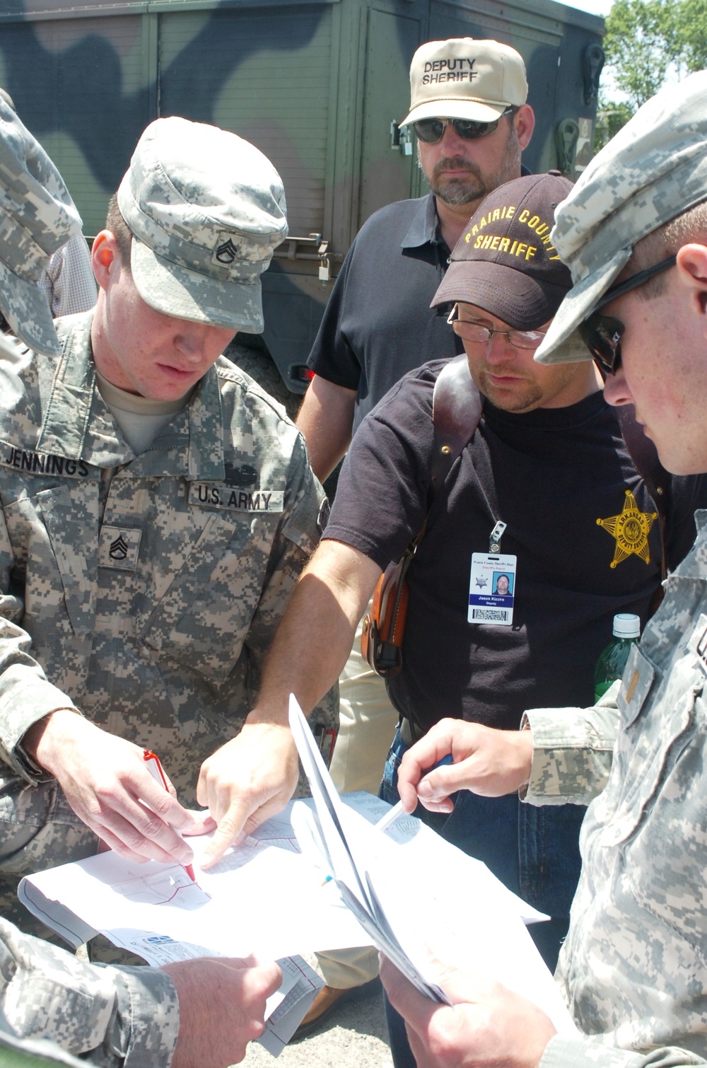 Guard Answers Calls in Weather-Battered States