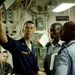 Coalition officers train on U.S. Navy ship