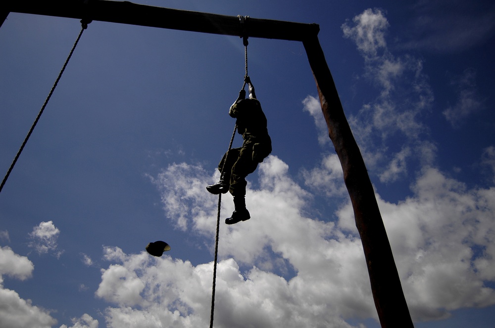 The Old Guard Soldiers train members of the Uganda People's Defence Force