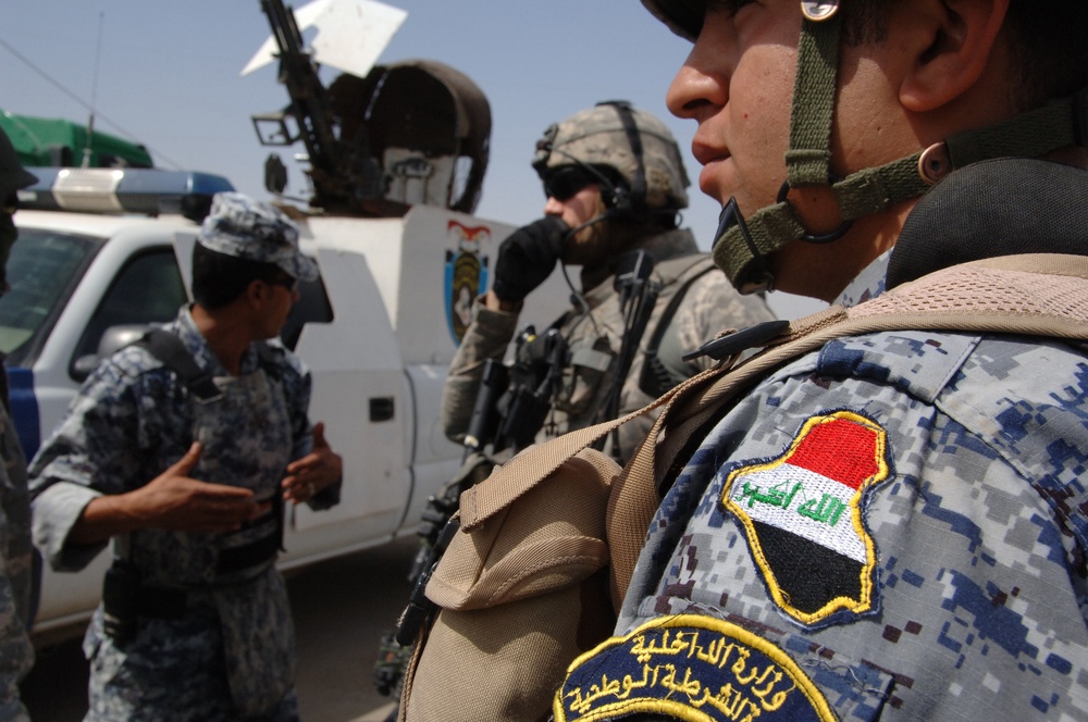 Iraqi Traffic Checkpoint