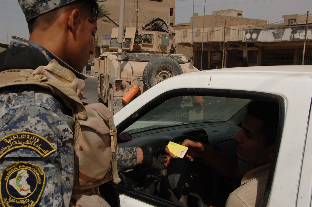 Iraqi Traffic Checkpoint