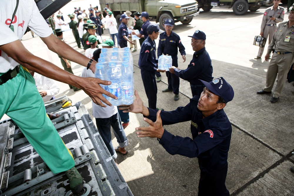 Supporting relief efforts after cyclone nagris