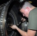 Maintenance work aboard USS Nimitz