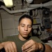 Maintenance work aboard USS Nimitz