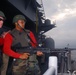 Maintenance work aboard USS Nimitz