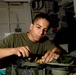 Maintenance Work Aboard USS Nimitz