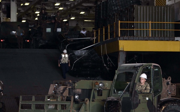 Restocking the USS Essex in the South China Sea