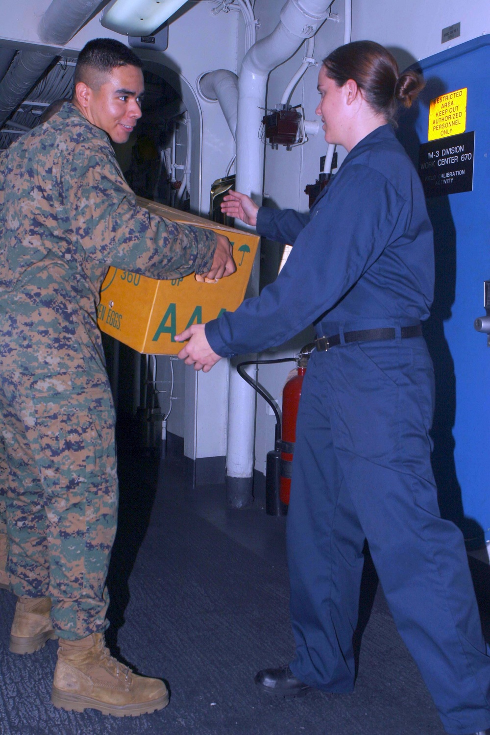 Restocking the USS Essex in the South China Sea