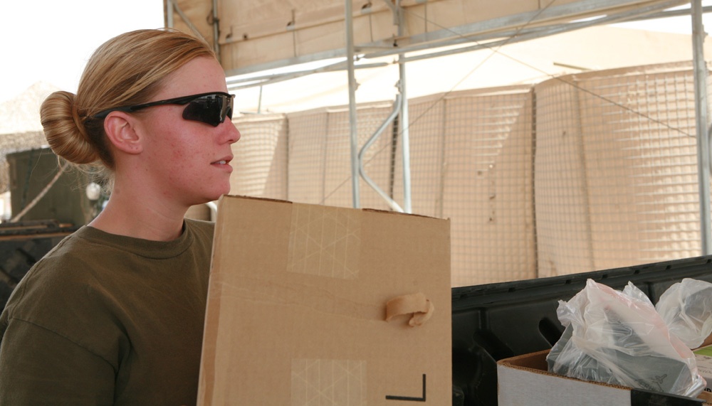 Supply Battalion stocks, stores, supplies Multi-National Force-West