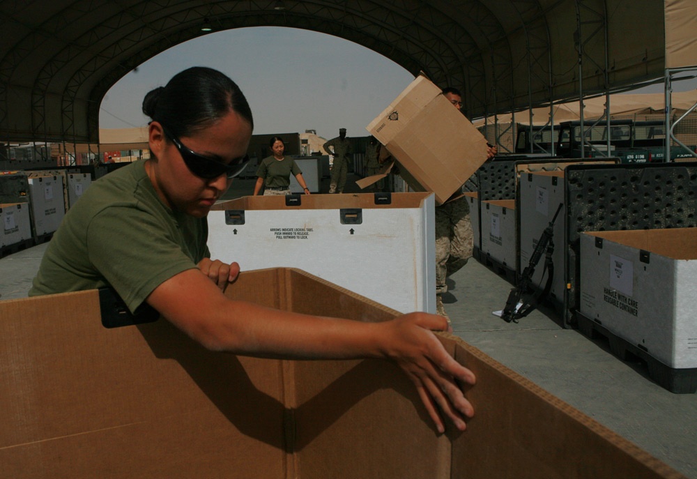 Supply Battalion stocks, stores, supplies Multi-National Force-West