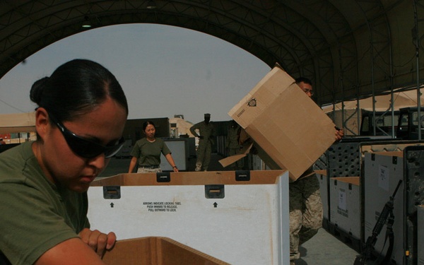 Supply Battalion stocks, stores, supplies Multi-National Force-West
