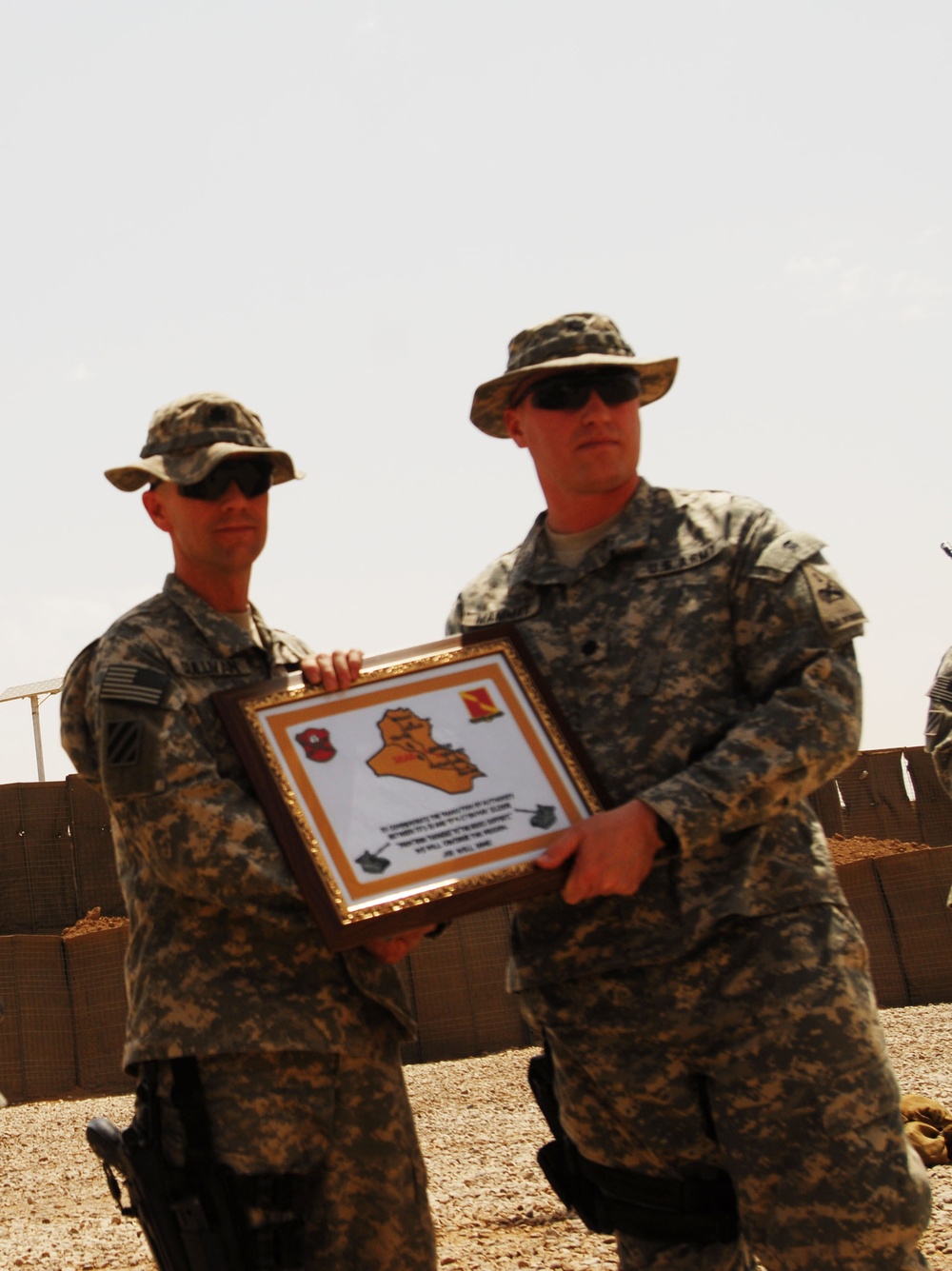 27th Field Artillery takes over command at Combat Outpost Salie