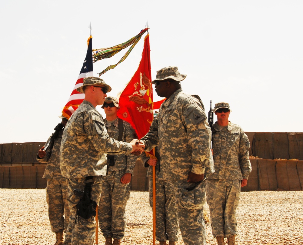 27th Field Artillery takes over command at Combat Outpost Salie