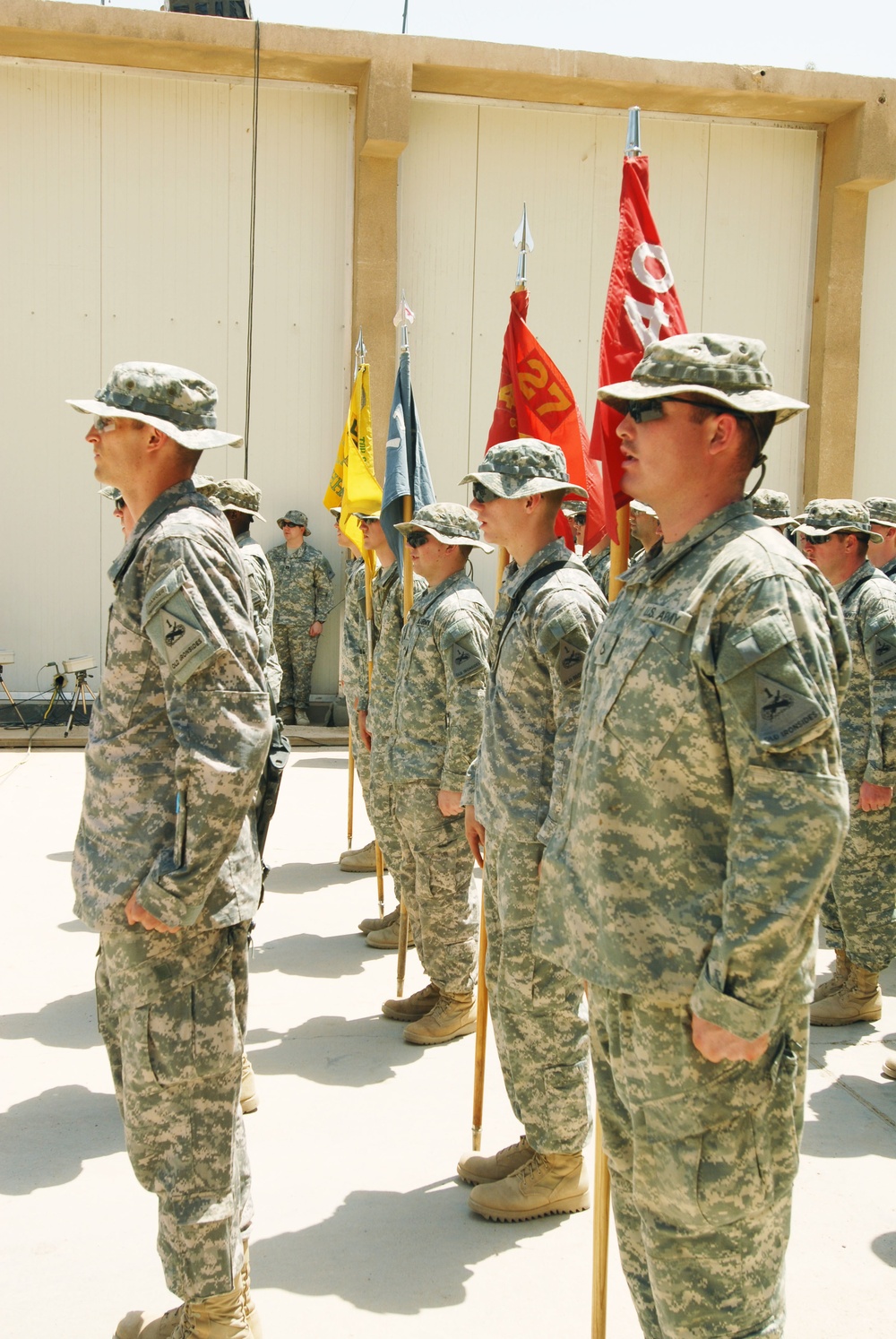 35th Armor Regiment Soldier takes command at Combat Outpost Cashe