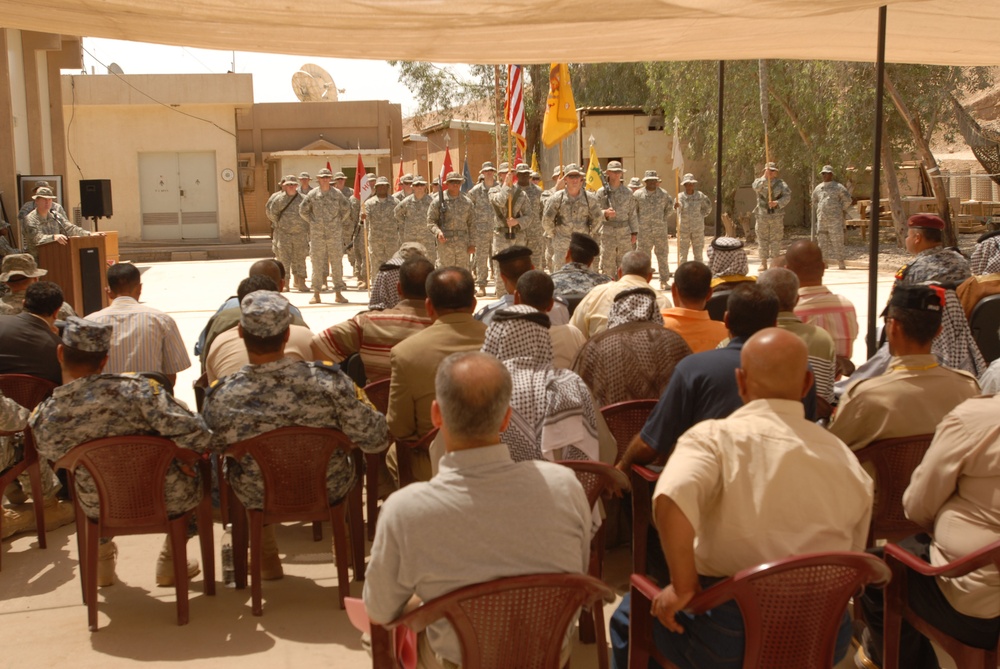 35th Armor Regiment Soldier takes command at Combat Outpost Cashe