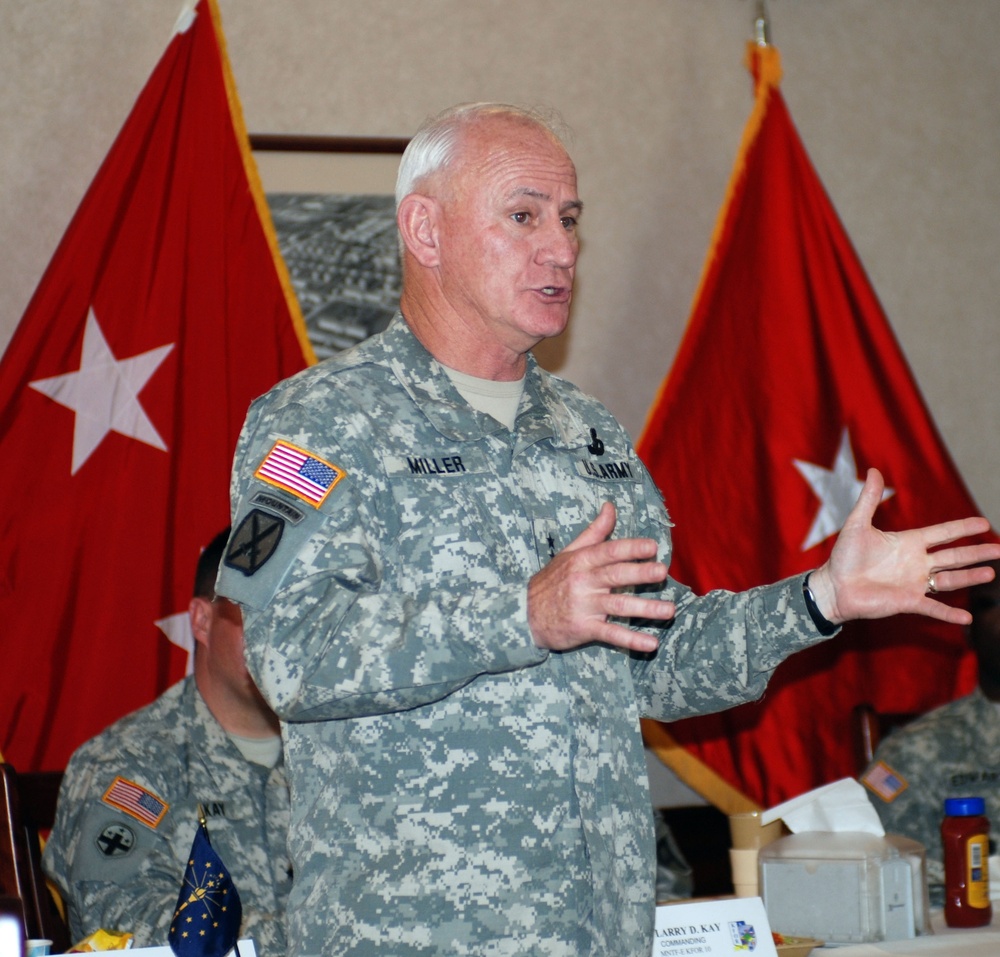 First Army commander visits KFOR10