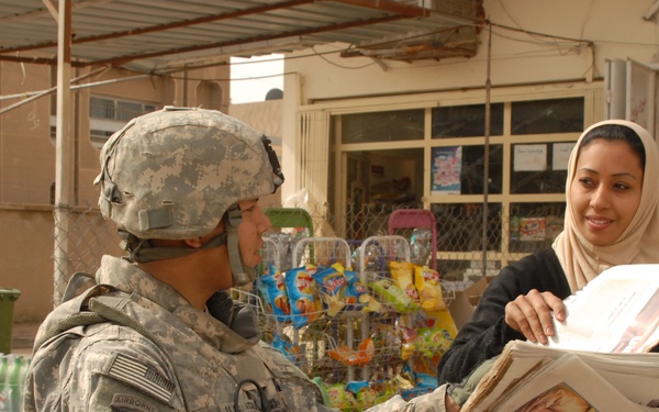 Getting "Baghdad Now" out in Doura