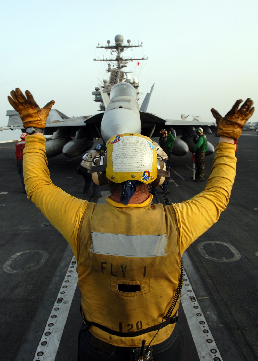 Flight operations aboard USS Abraham Lincoln